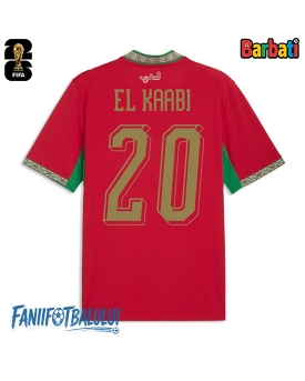 Maroc Ayoub El Kaabi #20 Tricou Fotbal Replică Mondial 2026 Barbati Acasa Maroc Ayoub El Kaabi #20 Tricou Fotbal Replică Mondial 2026 Barbati Acasa